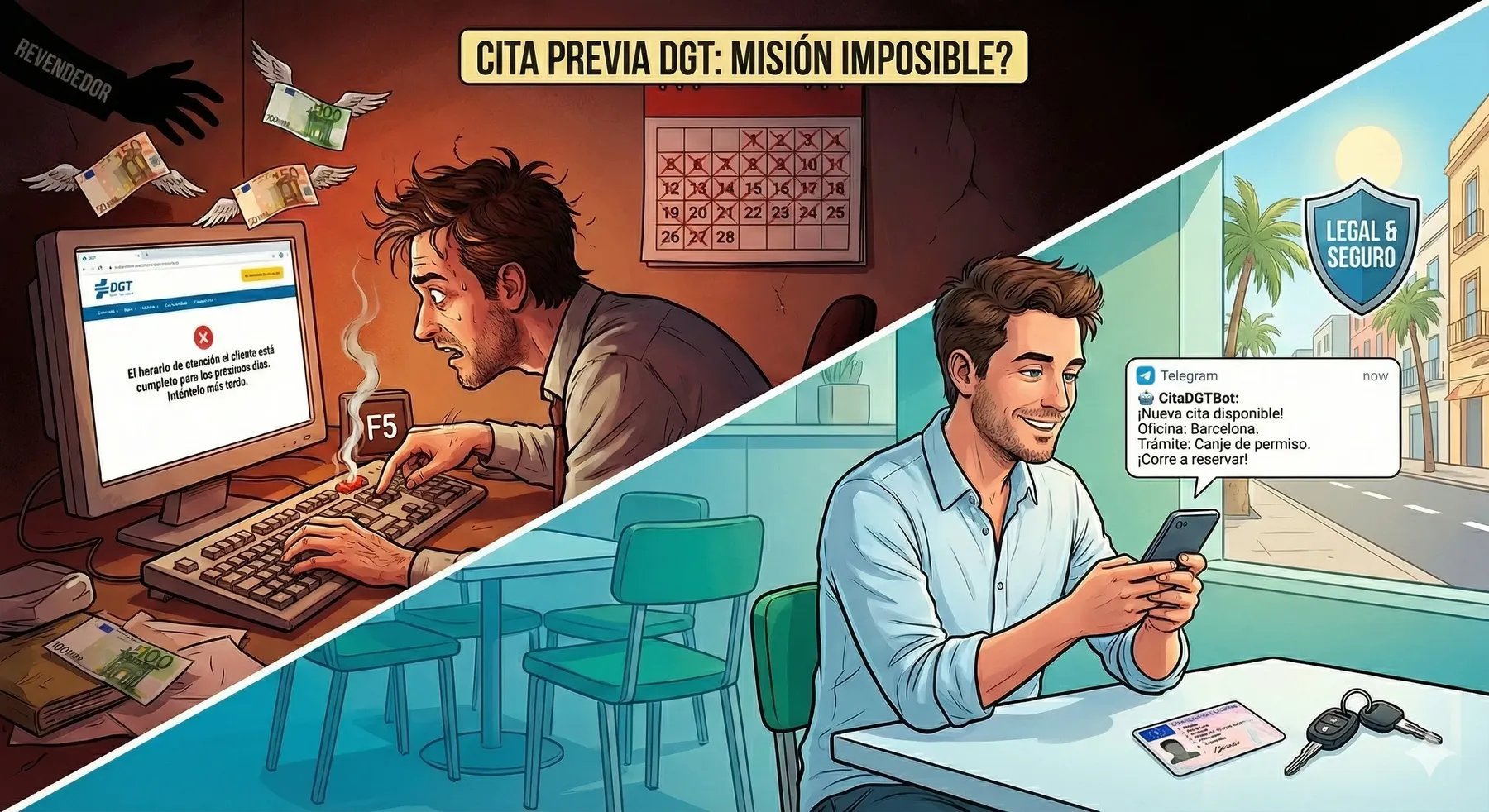 Как получить ситу в DGT в 2026 году и не сойти с ума